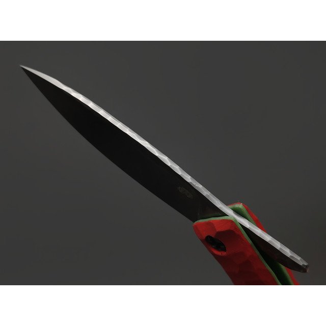 Андрей Кулаков фрикционный нож Канадец KUL0208 сталь VG-10 satin, рукоять G10 red & green