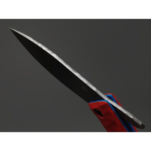 Андрей Кулаков фрикционный нож Канадец KUL0203 сталь VG-10 satin, рукоять G10 red & blue