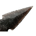 Нож из Обсидиана - Наконечник копья НО-019, кожаные ножны Нож из Обсидиана - Наконечник копья НО-019, кожаные ножны