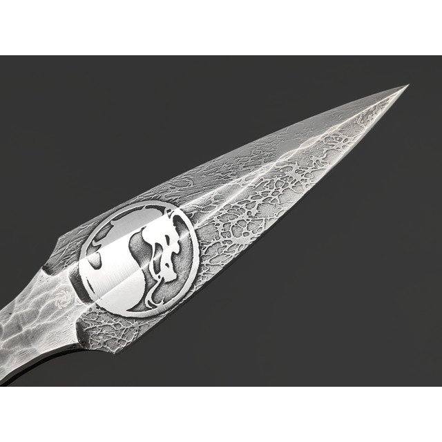 Neyris Knives нож скелетный Кунай "Mortal Combat" сталь N690 худ. травление, рукоять сталь