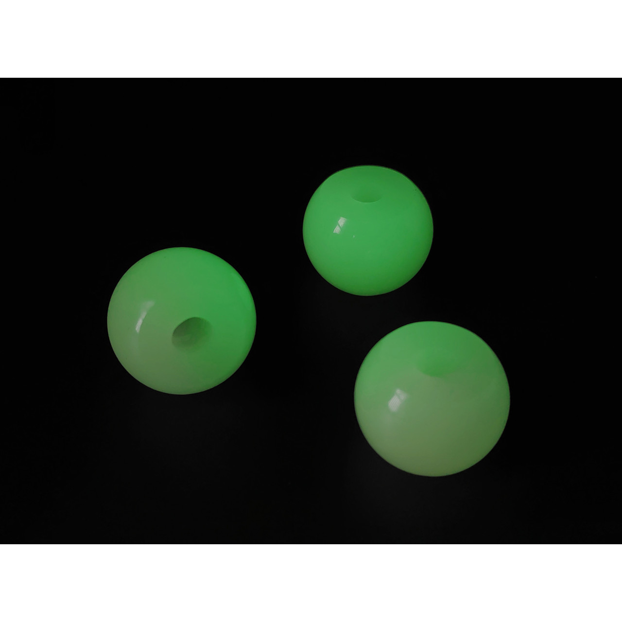 DwarfCustom бусина Dragonball с люминофором transparent Green
