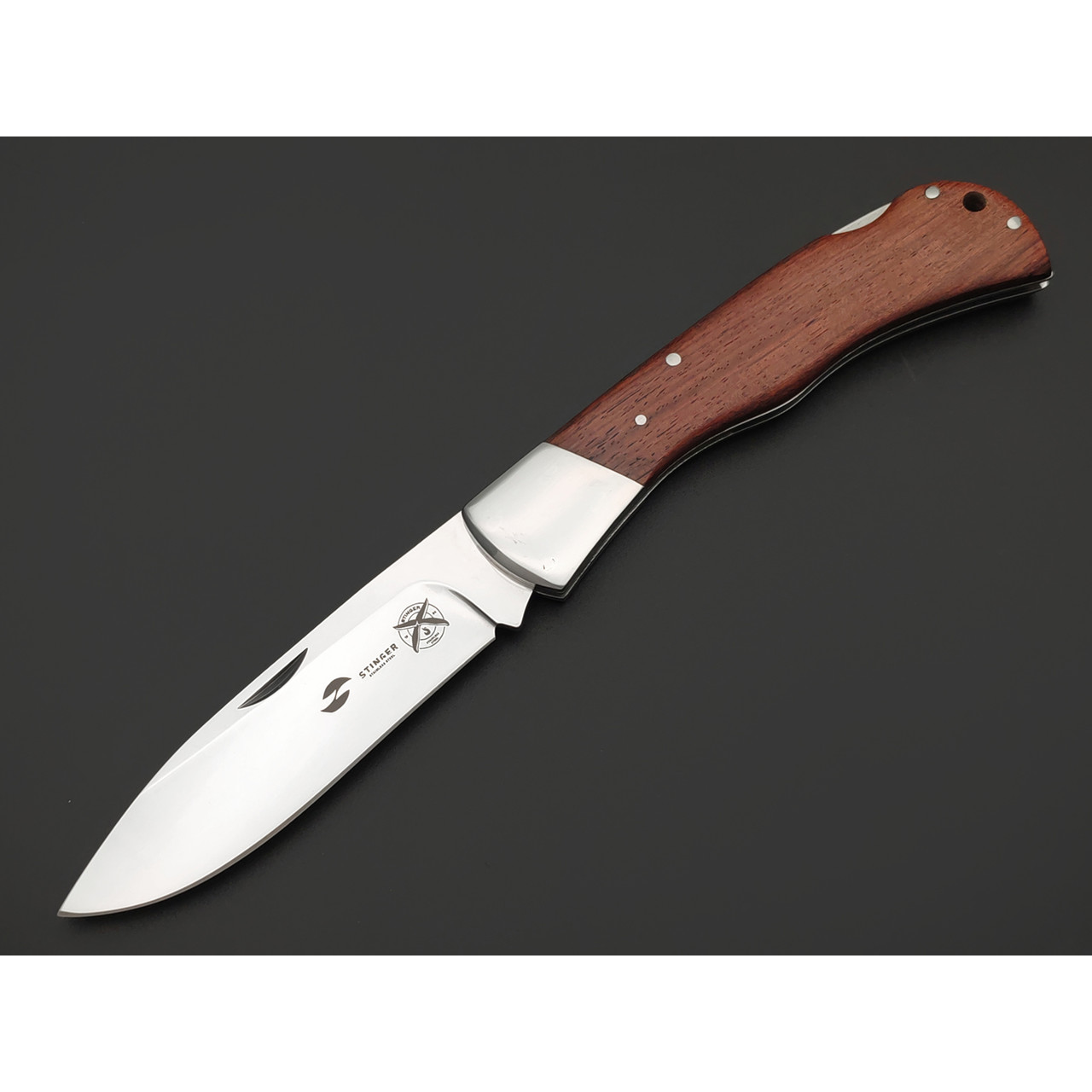Stinger нож складной FK-9902 сталь 3Cr13 полировка, рукоять Дерево, сталь