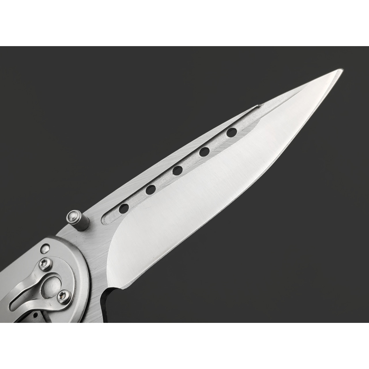 Stinger нож складной SA-438 сталь 420 satin, рукоять Aluminum grey, гравировка