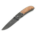 Stinger нож складной FK-S055B сталь 3Cr13 блэквош, рукоять Сталь, дерево Stinger нож складной FK-S055B сталь 3Cr13 блэквош, рукоять Сталь, дерево