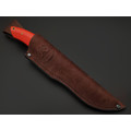 Товарищество Завьялова нож Ящер сталь Sleipner, рукоять G10 red & orange, пины латунь Товарищество Завьялова нож Ящер сталь Sleipner, рукоять G10 red & orange, пины латунь