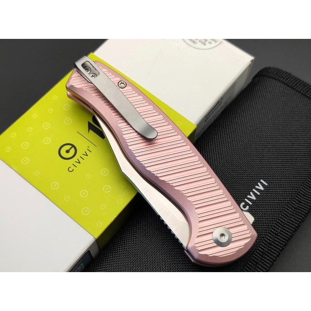 Civivi нож складной Stormhowl C23040B-3 сталь Nitro-V satin, рукоять Aluminum light pink milled