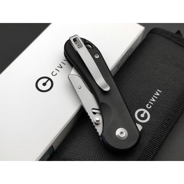 Civivi нож складной Elementum Utility 3 Blades C23039B-1 сталь 6Cr13, рукоять Aluminum black