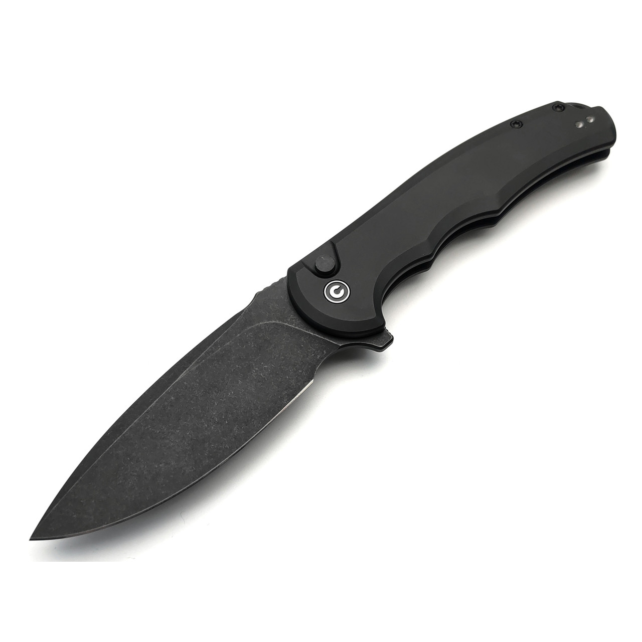 Civivi нож складной Praxis Button Lock C18026E-1 сталь Nitro-V блэквош, рукоять Aluminum black