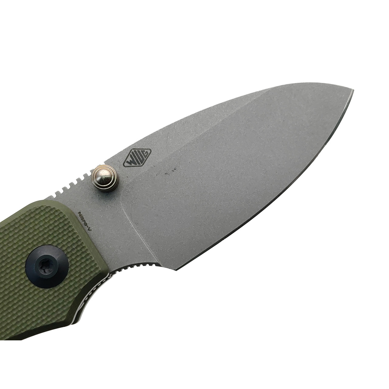 Civivi нож складной Baby Banter C19068S-5 сталь Nitro-V gray стоунвош, рукоять G10 green