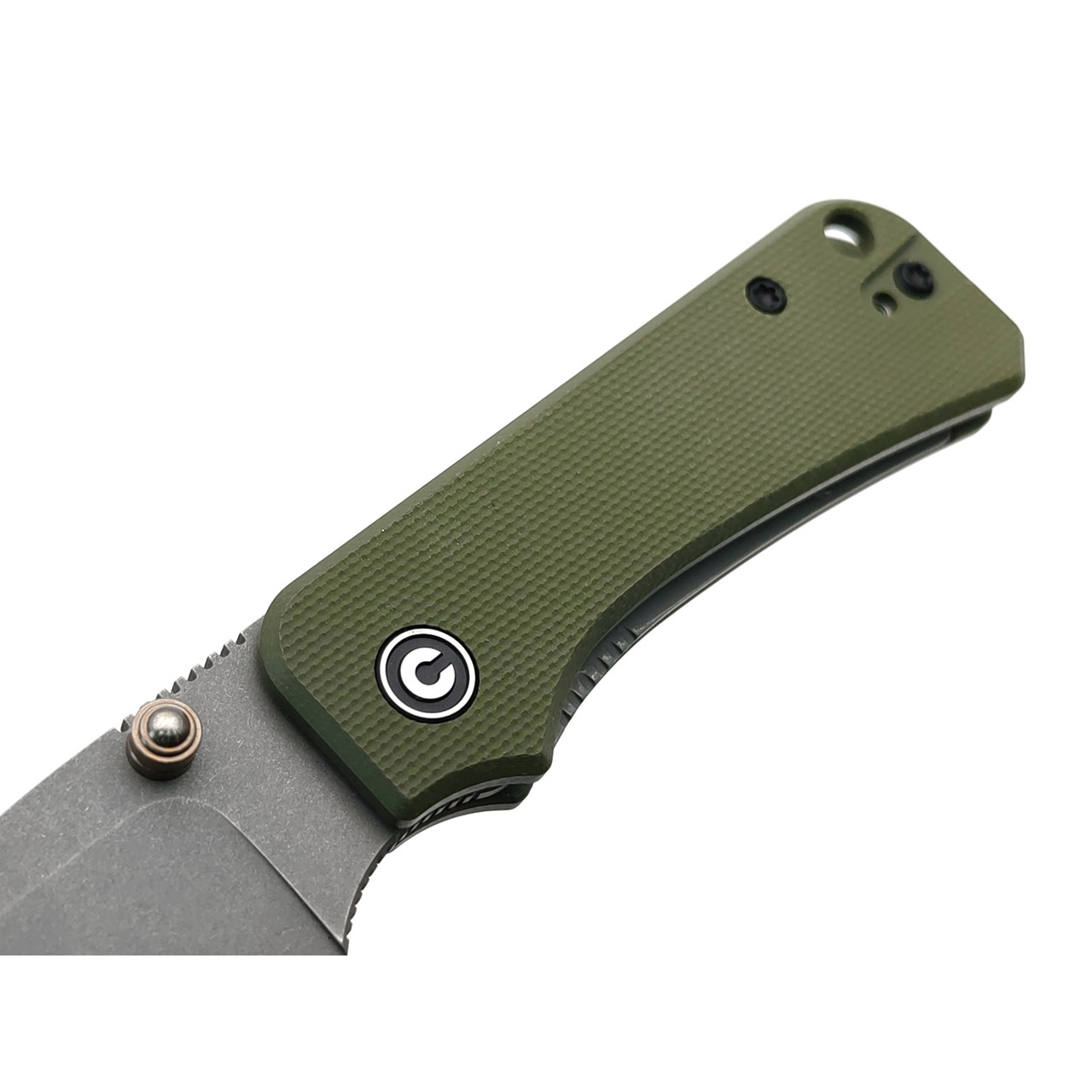 Civivi нож складной Baby Banter C19068S-5 сталь Nitro-V gray стоунвош, рукоять G10 green