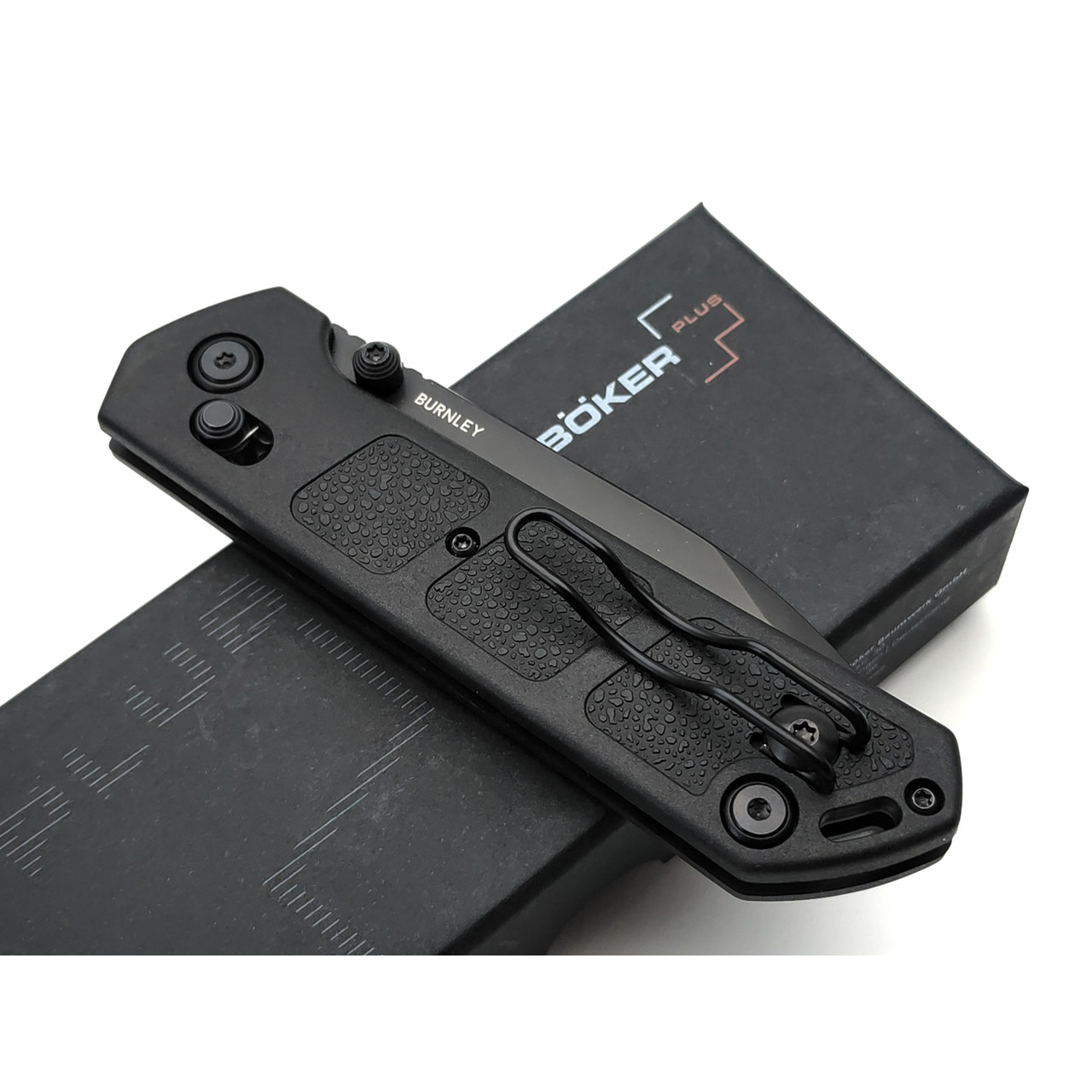 Boker Plus нож складной Kihon DC All Black 01BO905 сталь D2 black-ti, рукоять GFN black