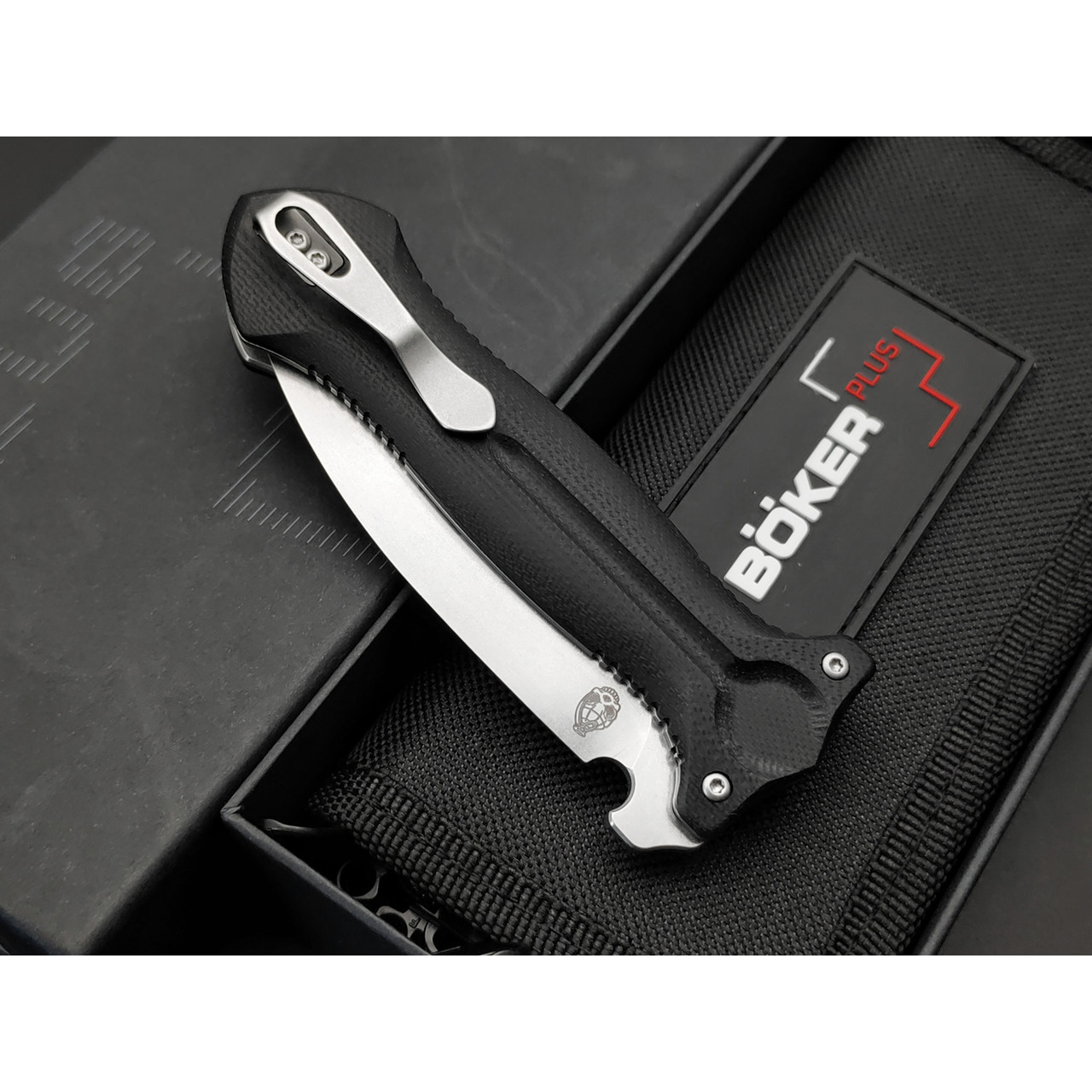 Boker Plus & Brutalica нож складной Cheus 01BO888 сталь VG-10 стоунвош, рукоять G10 black