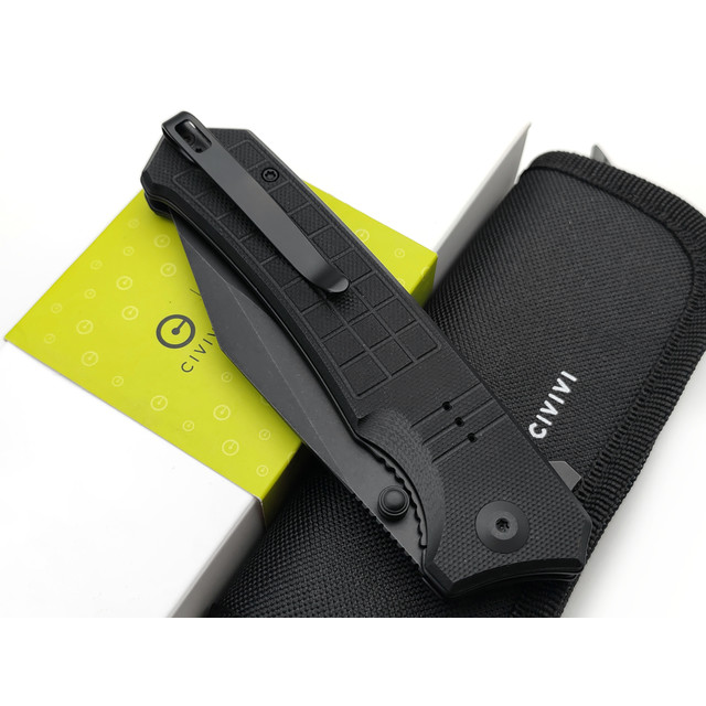 Civivi нож складной Tacticorix C23055-1 сталь Nitro-V блэквош, рукоять G10 black