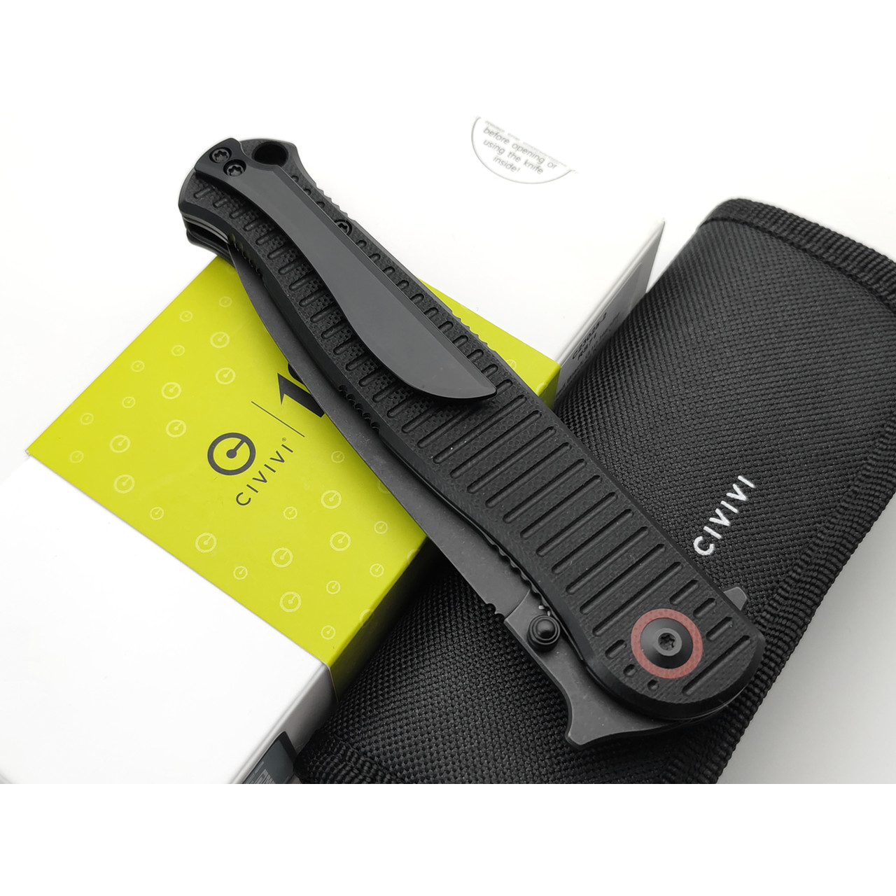 Civivi нож складной RS71 C23025-2 сталь Nitro-V блэквош, рукоять G10 black milled