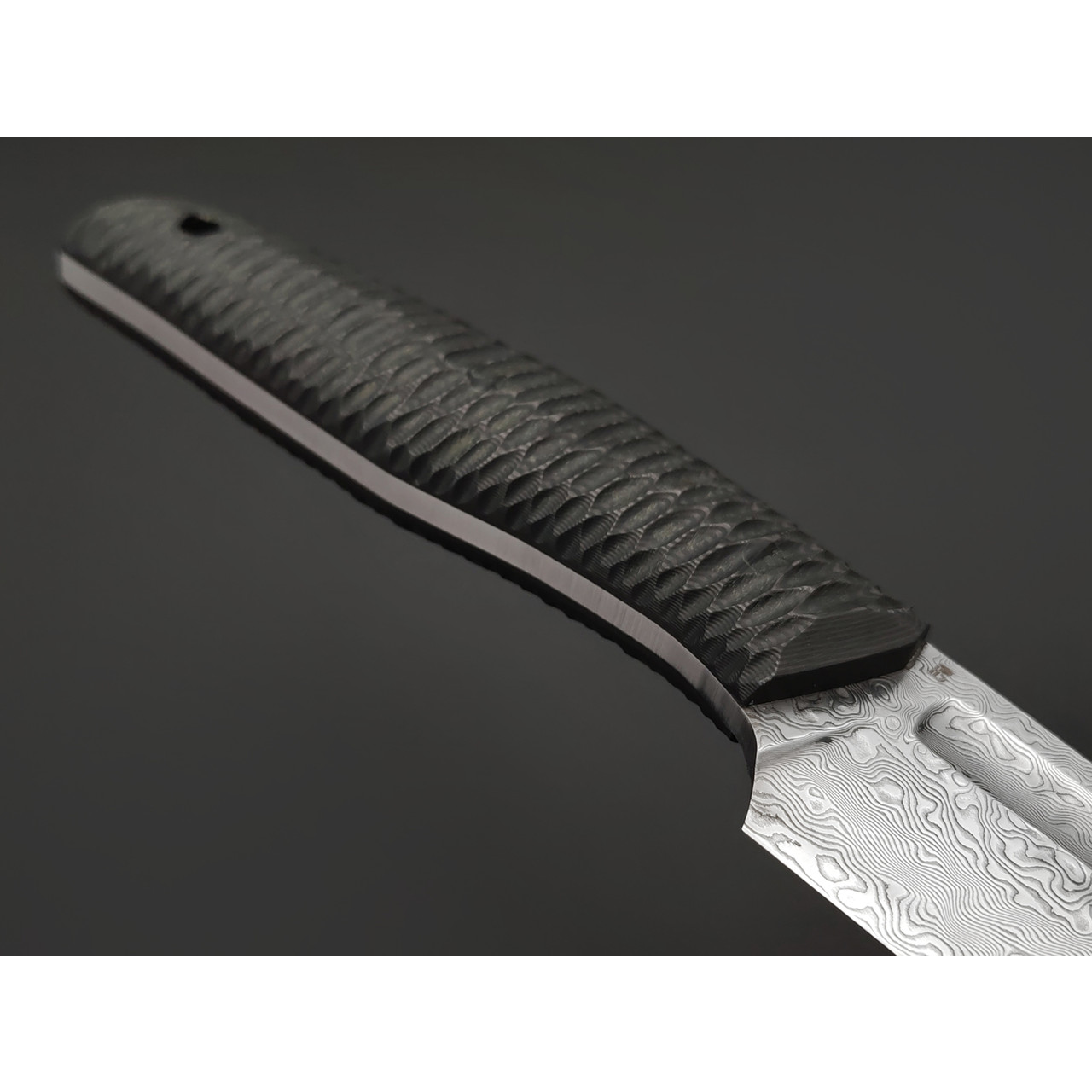 Богдан Гоготов нож NBG-89 сталь ZDI 1016, рукоять Carbon fiber