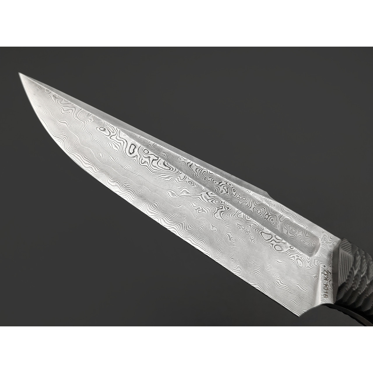 Богдан Гоготов нож NBG-89 сталь ZDI 1016, рукоять Carbon fiber