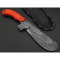 Богдан Гоготов нож NBG-92 сталь 95Х18 худ. травление, рукоять G10 red & orange Богдан Гоготов нож NBG-92 сталь 95Х18 худ. травление, рукоять G10 red & orange