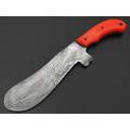 Богдан Гоготов нож NBG-92 сталь 95Х18 худ. травление, рукоять G10 red & orange Богдан Гоготов нож NBG-92 сталь 95Х18 худ. травление, рукоять G10 red & orange