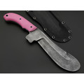 Богдан Гоготов нож NBG-93 сталь 95Х18 худ. травление, рукоять G10 pink Богдан Гоготов нож NBG-93 сталь 95Х18 худ. травление, рукоять G10 pink