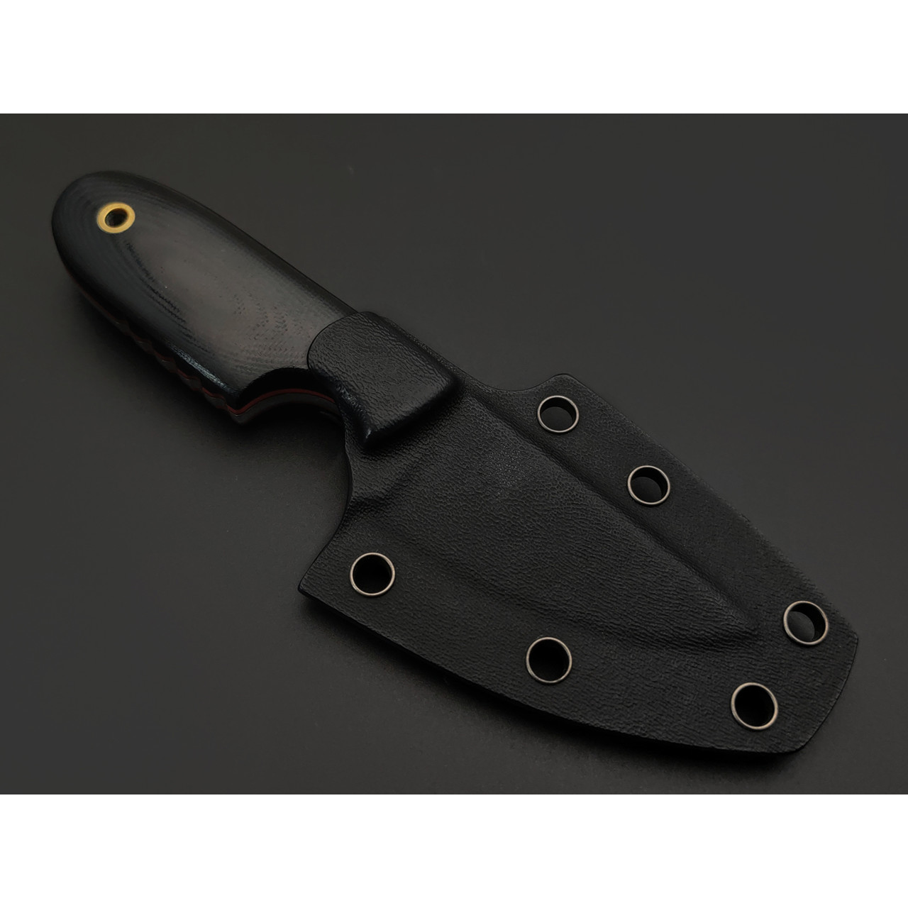 Товарищество Завьялова нож Шейный-Б сталь Aus-10, рукоять G10 black & red