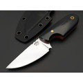 Товарищество Завьялова нож Шейный-Б сталь Aus-10, рукоять G10 black & red Товарищество Завьялова нож Шейный-Б сталь Aus-10, рукоять G10 black & red
