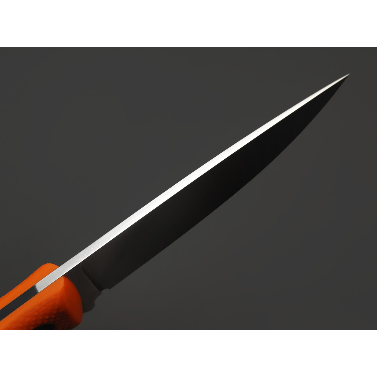 Град Горький нож Оса сталь CPR satin, рукоять G10 orange & black