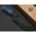 Град Горький нож Охотник сталь VG-10 satin, спуски конвекс, рукоять G10 black & blue Град Горький нож Охотник сталь VG-10 satin, спуски конвекс, рукоять G10 black & blue