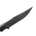 Град Горький нож Боуи сталь D2 травление, рукоять G10 black & red