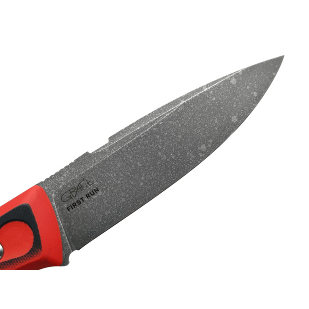 BRK нож Боярышник First Run сталь Aus-10Co травление, рукоять G10 red & black
