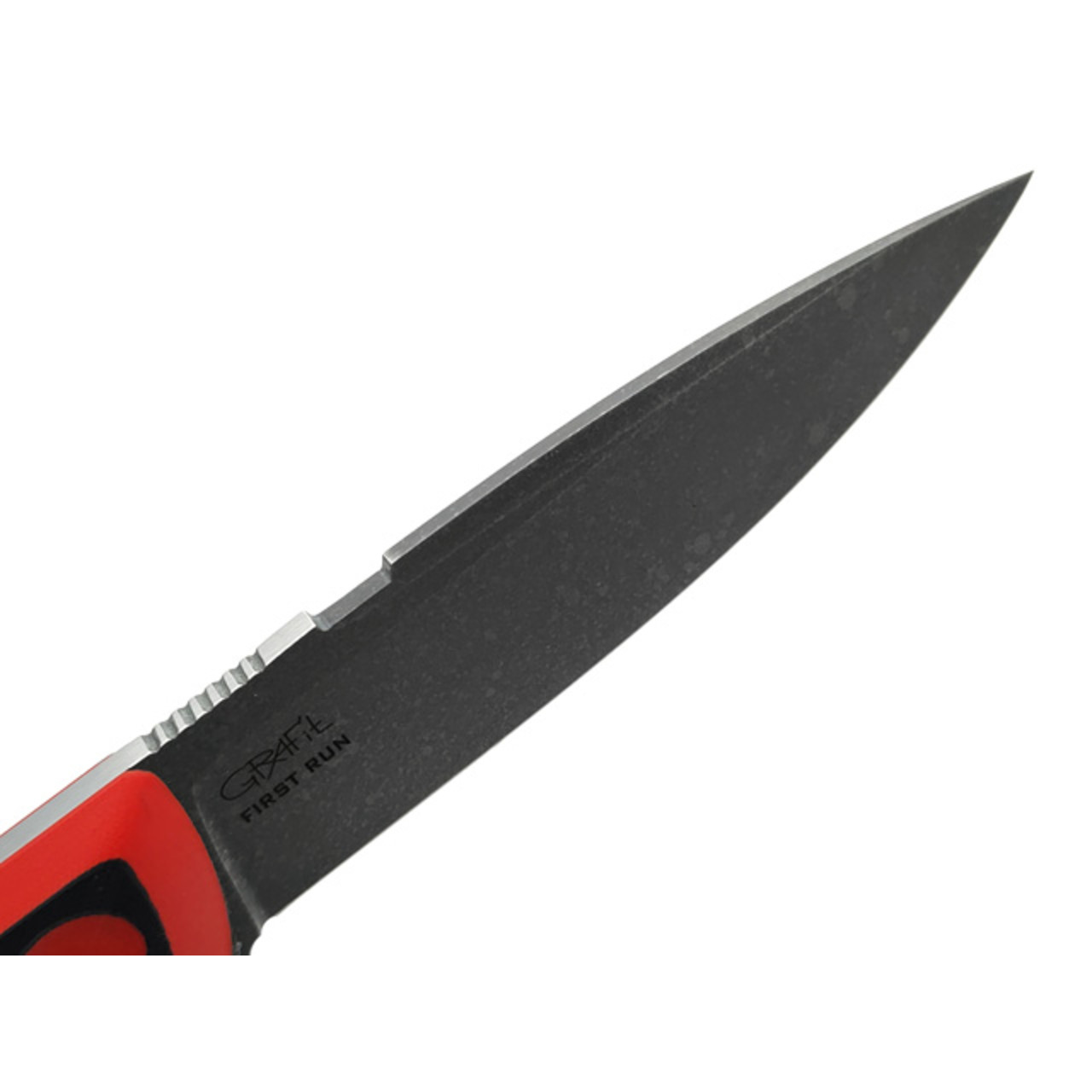 BRK нож Боярышник First Run сталь Aus-10Co травление, рукоять G10 red & black