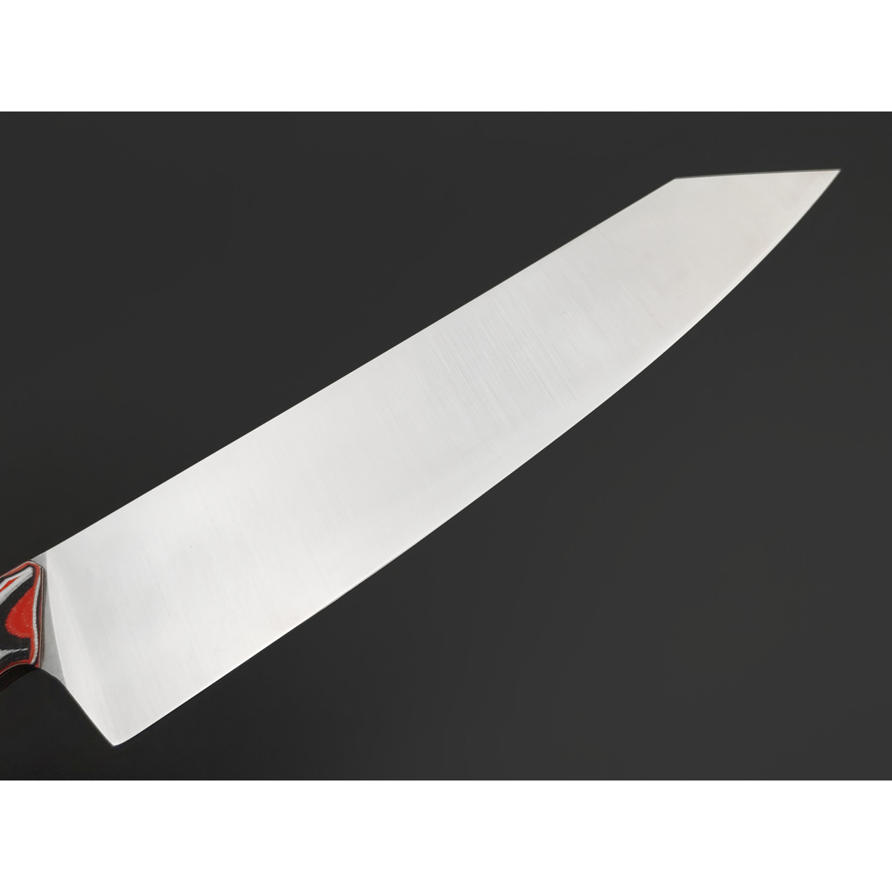 BRK нож кухонный Kiritsuke сталь Aus-10Co satin, рукоять G10 black-red & white