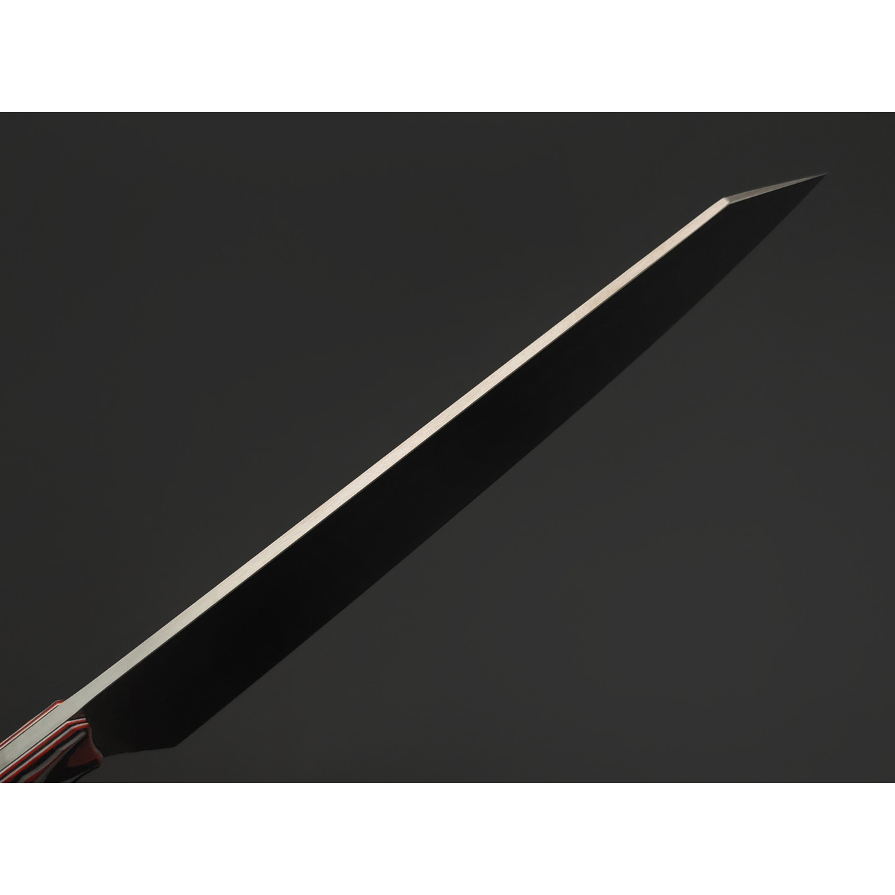 BRK нож кухонный Kiritsuke сталь Aus-10Co satin, рукоять G10 black-red & white