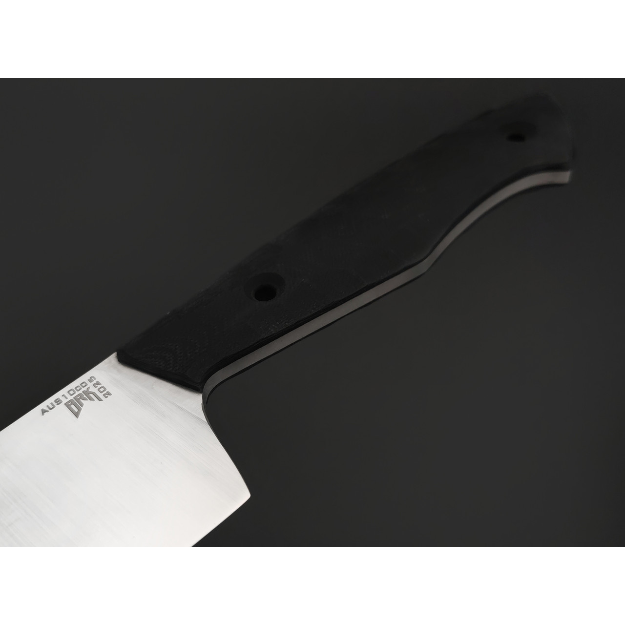 BRK нож кухонный Kiritsuke сталь Aus-10Co satin, рукоять G10 black