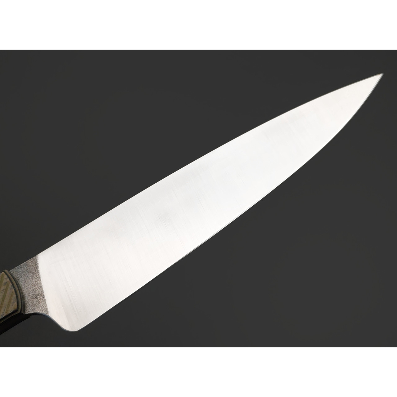 BRK нож кухонный Су-Шеф сталь 440C satin, рукоять G10 olive & black