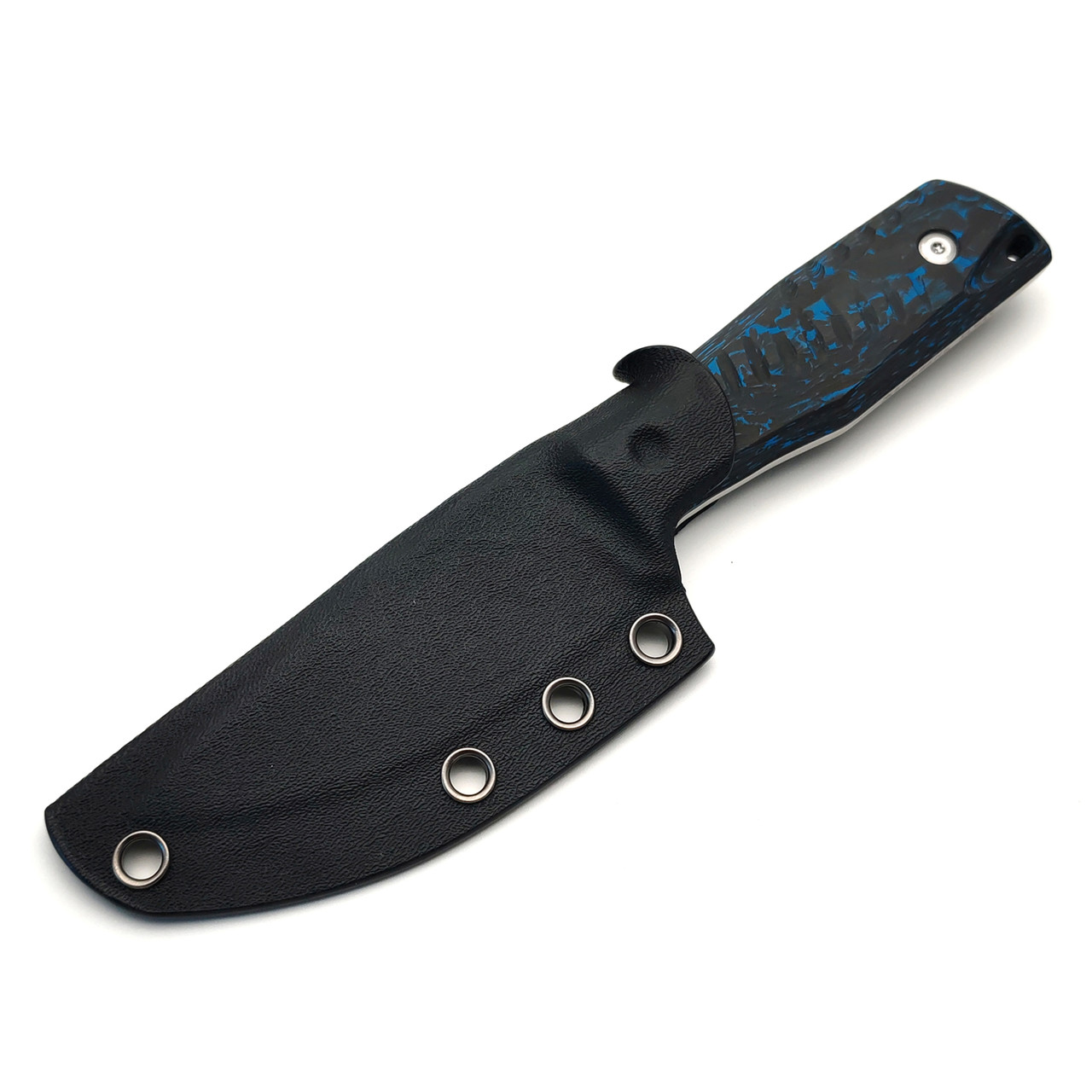 BRK нож Женьшень First Run сталь Elmax блэквош, рукоять Carbon fiber chaotic blue