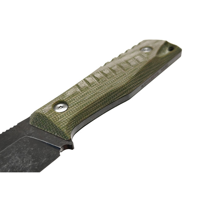 BRK нож Женьшень First Run сталь N690 блэквош, рукоять Micarta olive