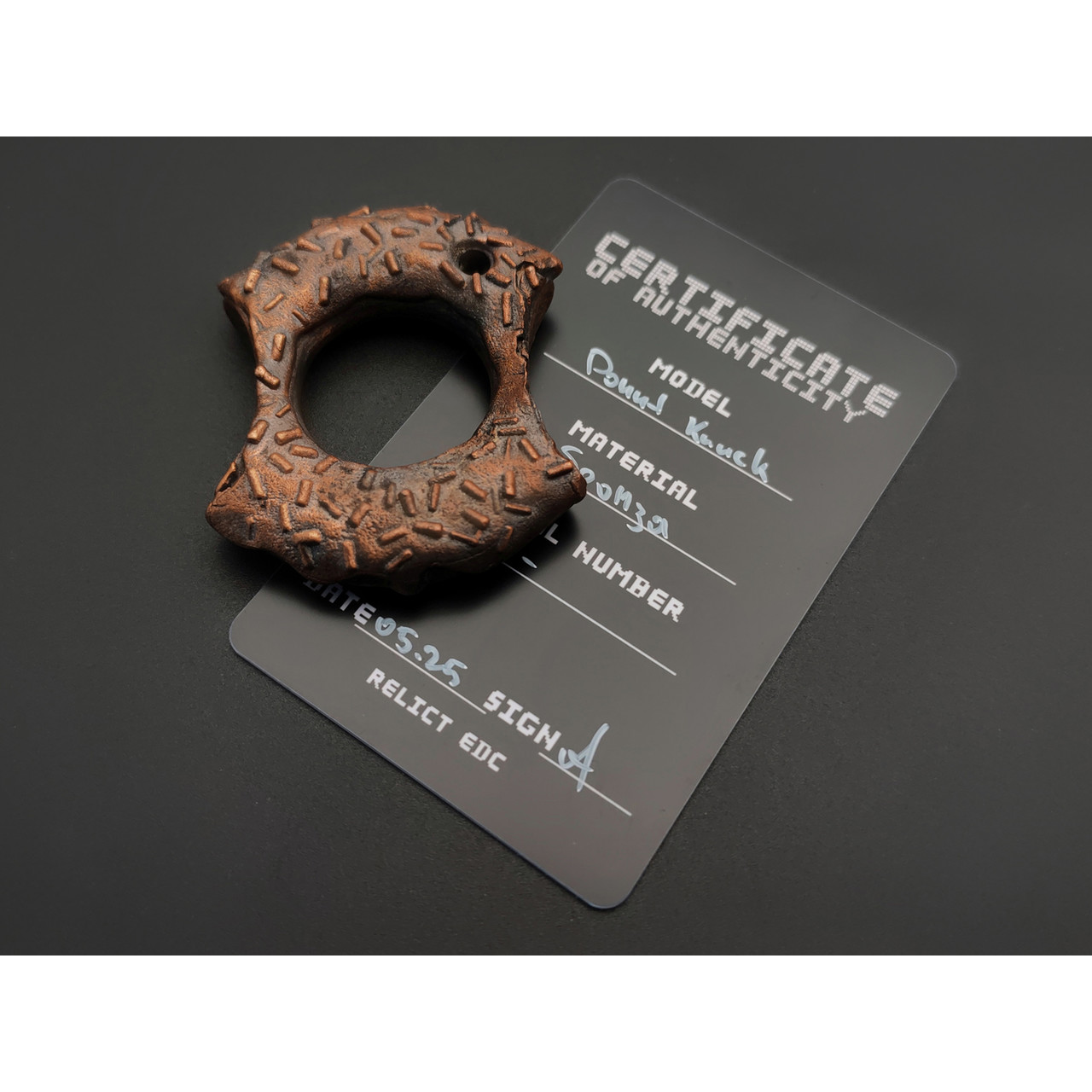 Exodus.EDC кнак "Donut" бронза