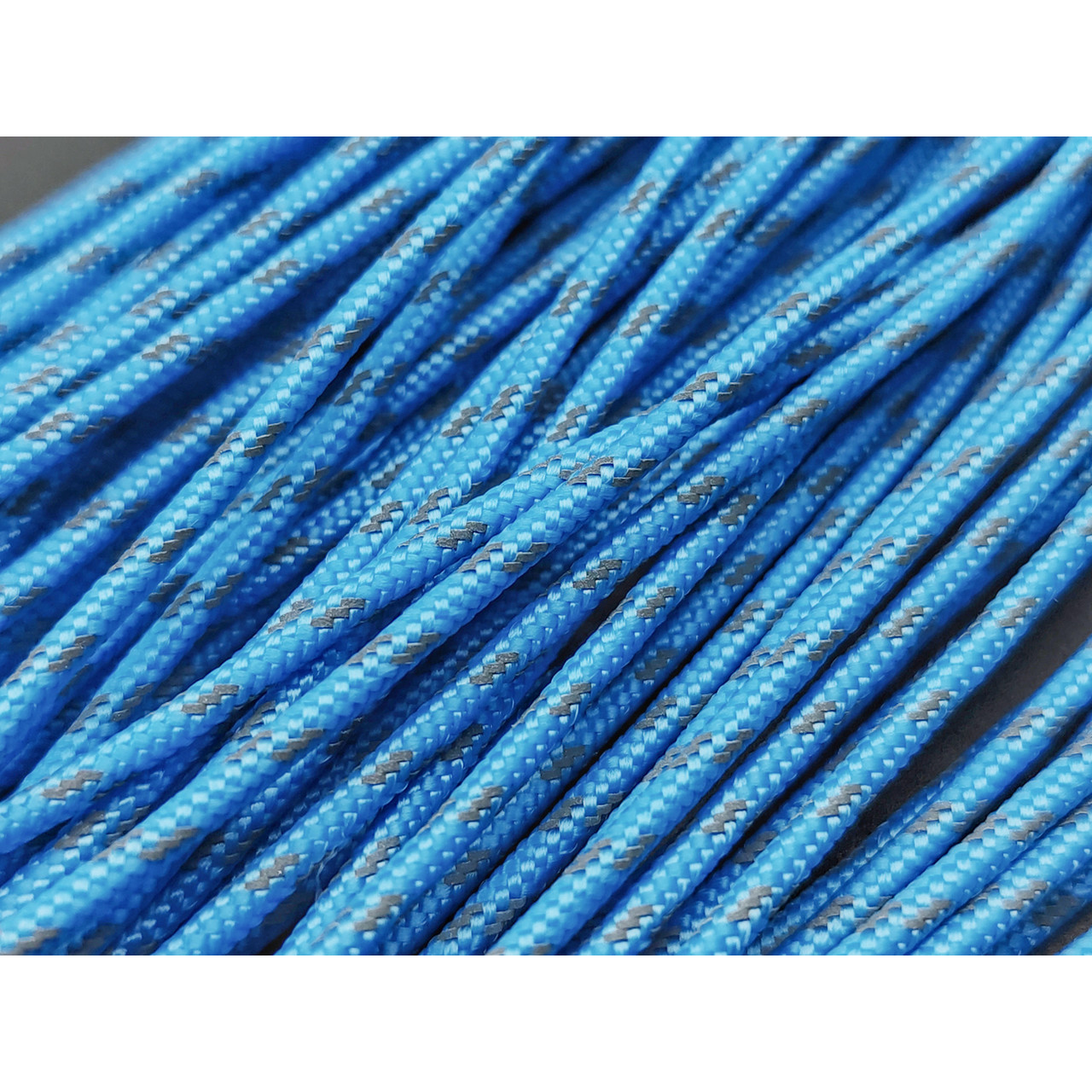 CORD Mini Paracord 275 Светоотражающий Reflective Carolina Blue