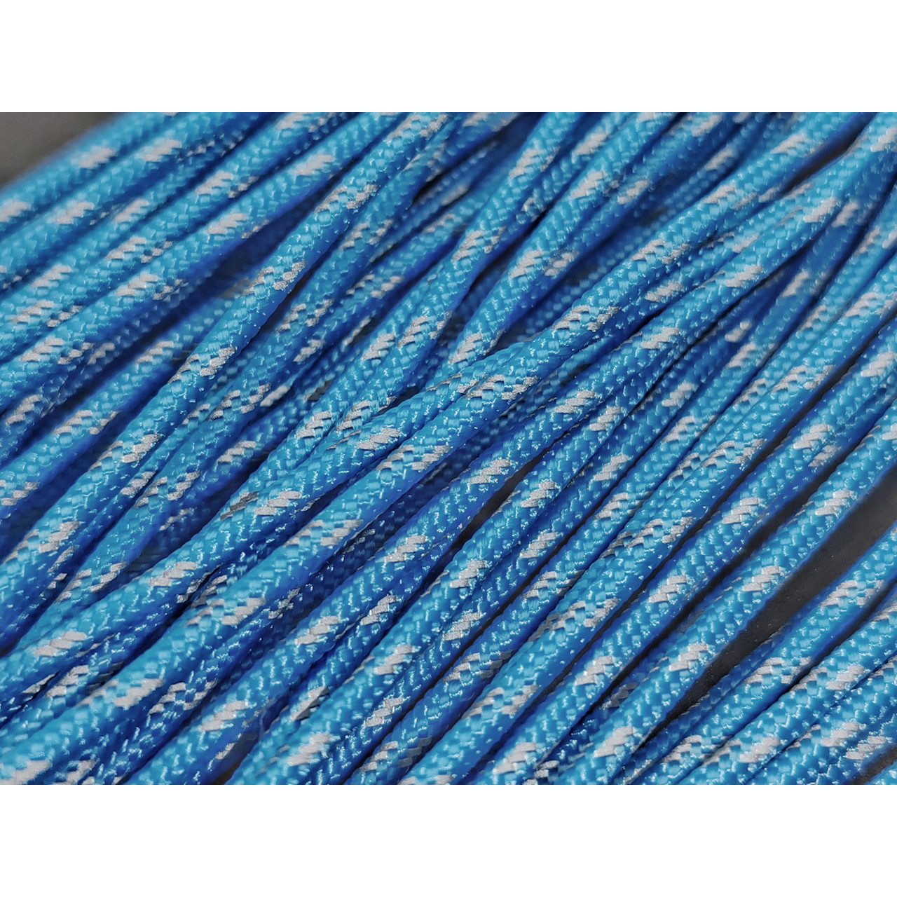 CORD Mini Paracord 275 Светоотражающий Reflective Carolina Blue