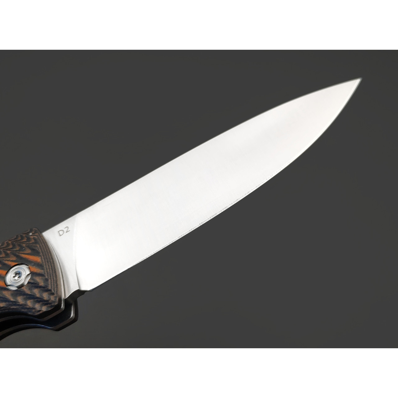 Reptilian складной нож Квест-01 сталь D2 satin, рукоять G10 black & brown
