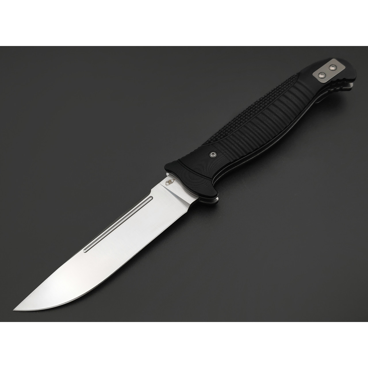 Reptilian складной нож Финка-01 сталь D2 satin, рукоять G10 black