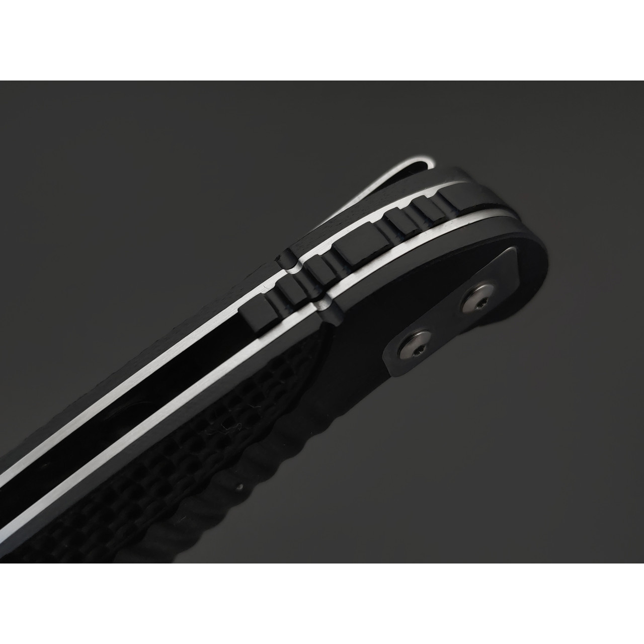 Reptilian складной нож Финка-01 сталь D2 satin, рукоять G10 black