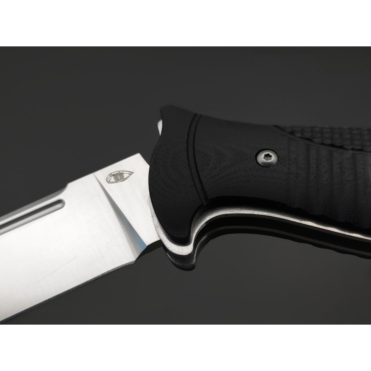 Reptilian складной нож Финка-01 сталь D2 satin, рукоять G10 black