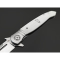 Reptilian складной нож НКВД-02-2 сталь D2 satin, рукоять G10 white