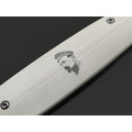 Reptilian складной нож НКВД-02-2 сталь D2 satin, рукоять G10 white