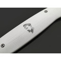 Reptilian складной нож НКВД-02-3 сталь D2 стоунвош, рукоять G10 white