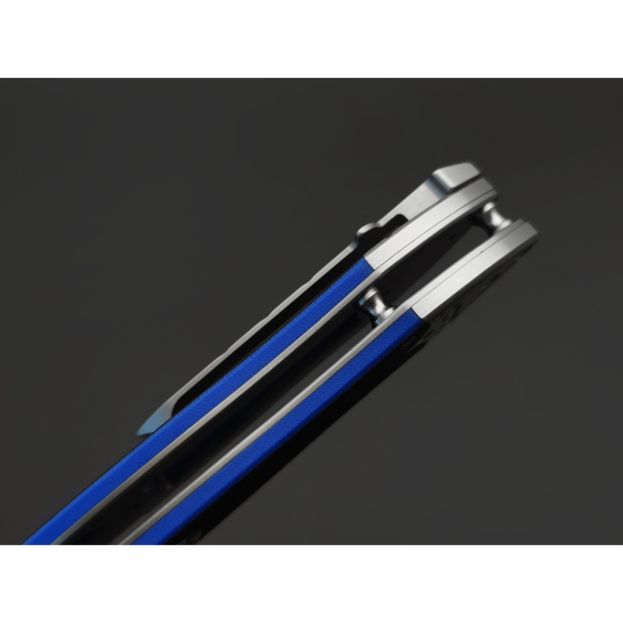 Reptilian складной нож Варяг-01 сталь D2 satin, рукоять G10 black & blue