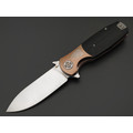 Reptilian складной нож Буян-02 сталь D2 satin, рукоять G10 black Reptilian складной нож Буян-02 сталь D2 satin, рукоять G10 black