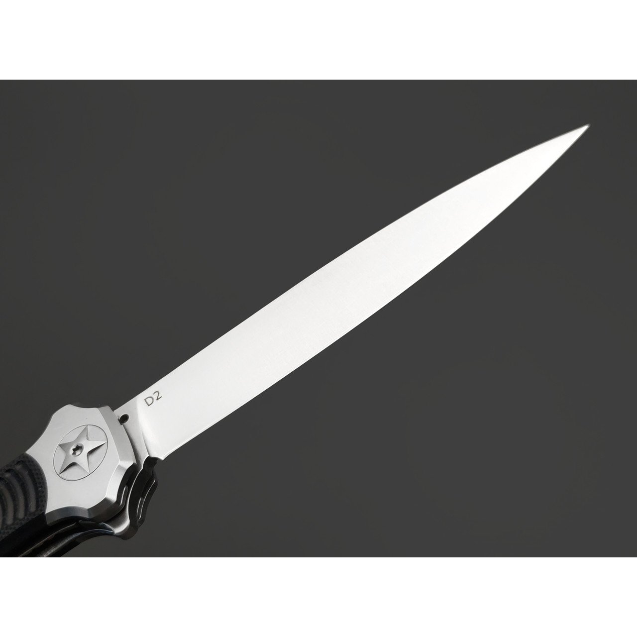 Reptilian складной нож ВДВ сталь D2 satin, рукоять G10 black