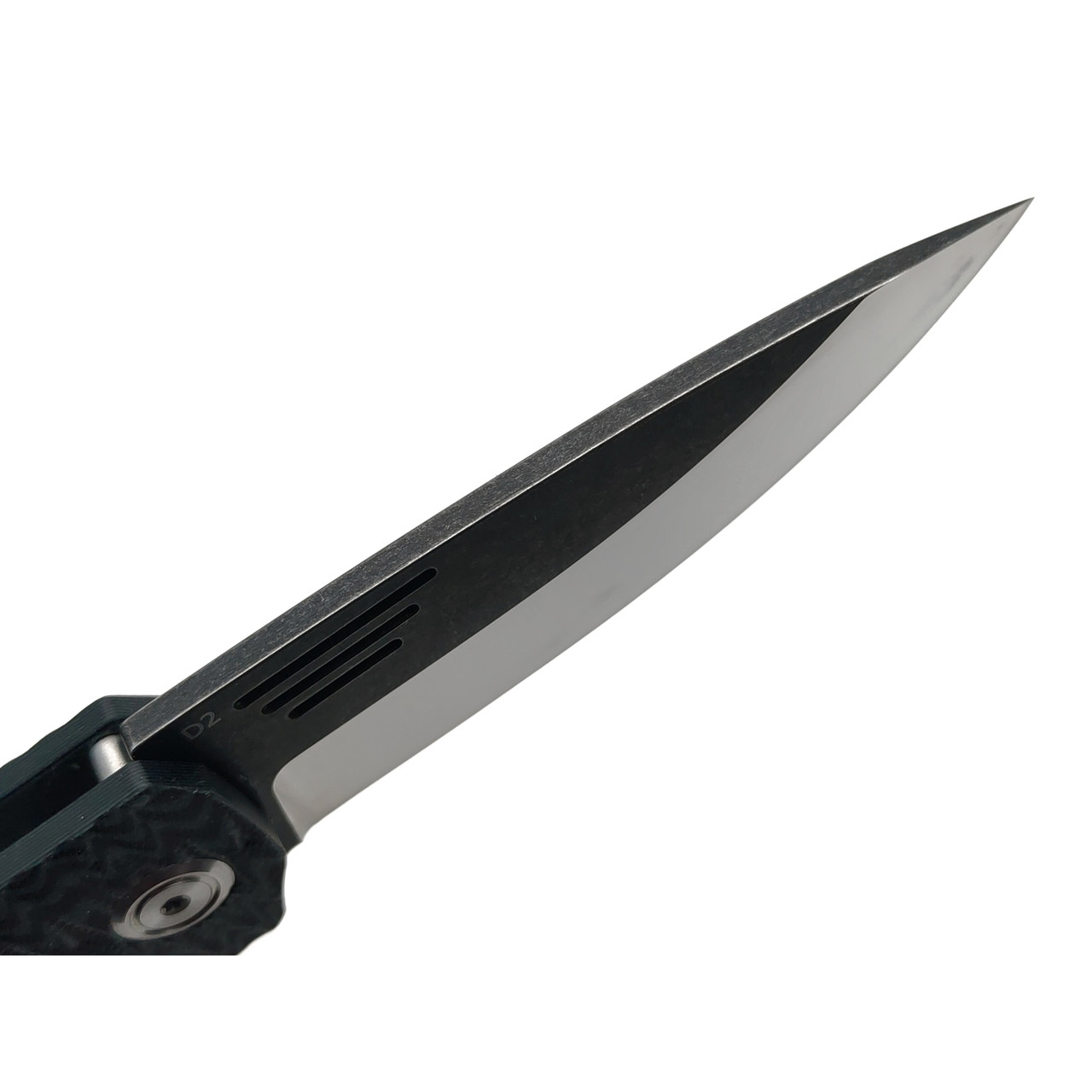 Reptilian складной нож Скутум-06 сталь D2 satin & блэквош, рукоять G10 black & grey